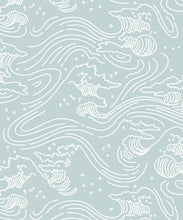 Load image into Gallery viewer, Pororoca Wave Wallpaper • Sky • Swatch