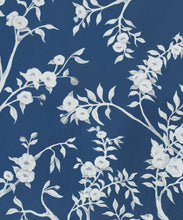 Load image into Gallery viewer, Blooming Joy • Chinoiserie Wallpaper by Danica Andler • Deep Blue Swatch