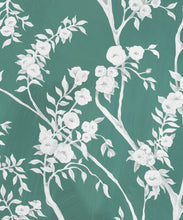 Load image into Gallery viewer, Blooming Joy • Chinoiserie Wallpaper by Danica Andler • Jade Swatch