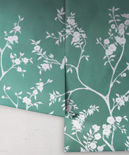 Load image into Gallery viewer, Blooming Joy • Chinoiserie Wallpaper by Danica Andler • Jade Rolls