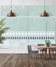 Load image into Gallery viewer, Fresco Mural • Mint • Panels