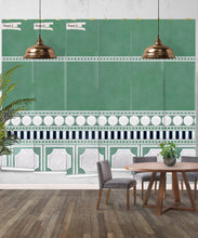 Load image into Gallery viewer, Fresco Mural • Powder Green • Panels