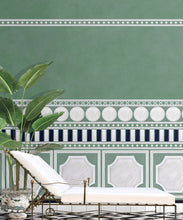 Load image into Gallery viewer, Fresco Mural • Powder Green • Insitu