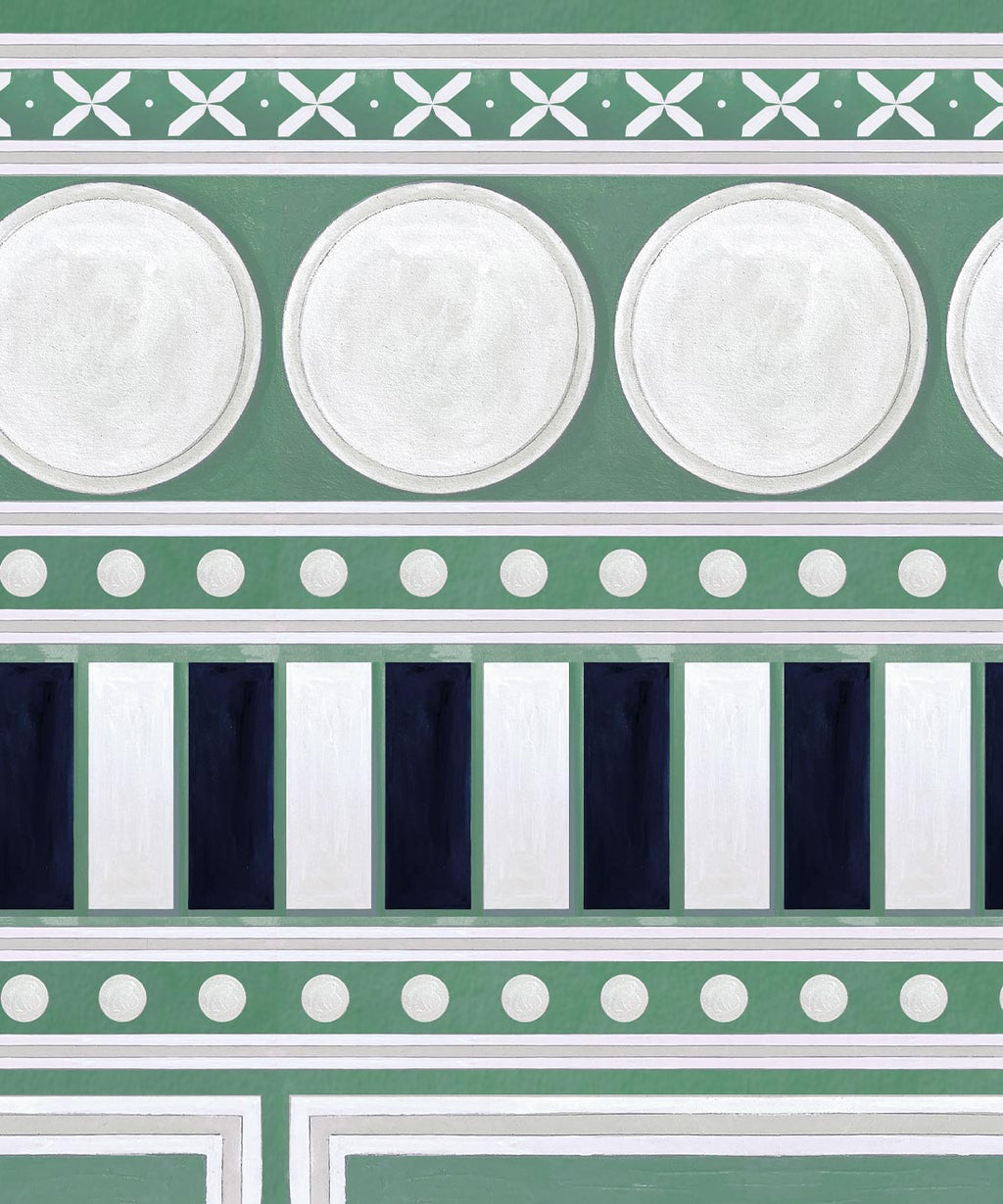 Fresco Mural • Powder Green • Swatch