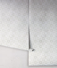 Load image into Gallery viewer, Garden Tiles Wallpaper • Geometric Wallpaper • Beige • Rolls