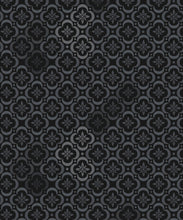 Load image into Gallery viewer, Garden Tiles Wallpaper • Geometric Wallpaper • Charcoal • Swatch