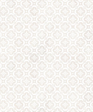 Load image into Gallery viewer, Garden Tiles Wallpaper • Geometric Wallpaper • Cream • Swatch