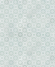 Load image into Gallery viewer, Garden Tiles Wallpaper • Geometric Wallpaper • Mint • Swatch
