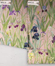 Load image into Gallery viewer, Iris Wallpaper • Pink • Rolls