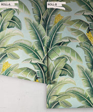 Load image into Gallery viewer, The Great Shalimar • Banana Leaf Wallpaper • Blue • Rolls