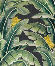 Load image into Gallery viewer, The Great Shalimar • Banana Leaf Wallpaper • Charcoal • Swatch