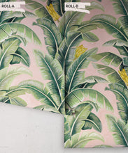 Load image into Gallery viewer, The Great Shalimar • Banana Leaf Wallpaper • Pink • Rolls