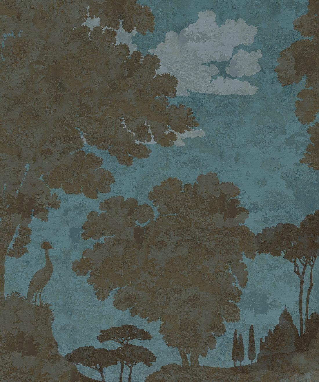 Tuscan Landscape Mural