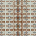 Golden Square Wallpaper - Brown/Blue