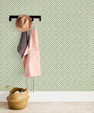Load image into Gallery viewer, Astor Wallpaper • Green Wallpaper • Moss • Insitu