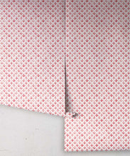 Load image into Gallery viewer, Astor Wallpaper • Dianne Bergeron • Peony • Red Wallpaper • Rolls