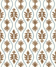 Load image into Gallery viewer, Great Jones Wallpaper • contemporary leaf • Dianne Bergeron • Chestnut • Swatch