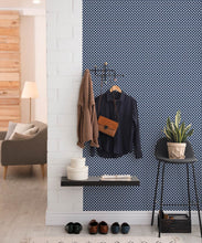 Load image into Gallery viewer, Hudson Wallpaper • Dianne Bergeron • Indigo • Insitu
