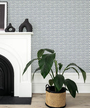 Load image into Gallery viewer, Lexington Wallpaper • Dianne Bergeron • Indigo • Insitu