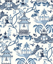 Load image into Gallery viewer, Mulberry Wallpaper • Dianne Bergeron • Indigo • Swatch
