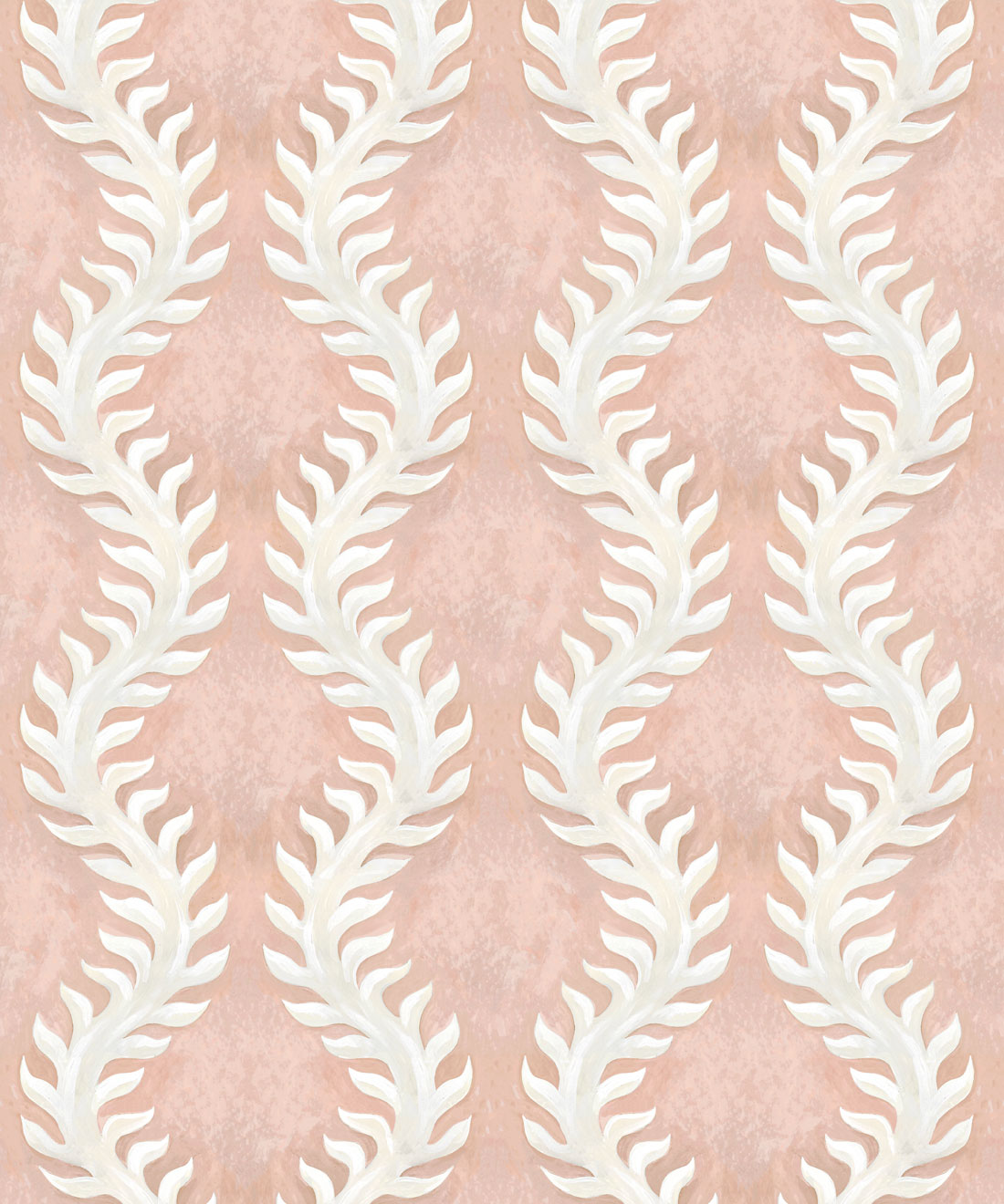 Fern Wallpaper • Pink Wallpaper • Swatch