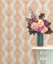 Load image into Gallery viewer, Fern Wallpaper • Salmon Wallpaper • Insitu