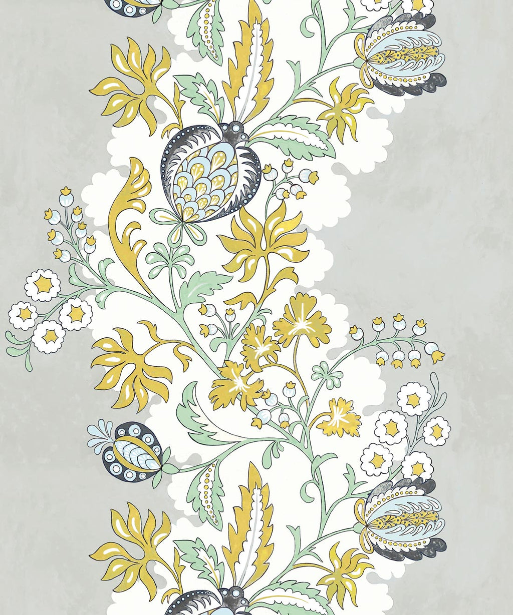 Pomegranate Wallpaper • Beige • Swatch