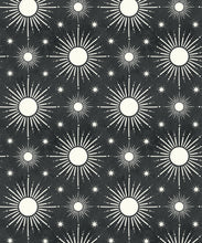 Load image into Gallery viewer, Sun Light Star Bright Wallpaper • Charcoal • Swatch