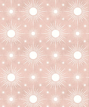 Load image into Gallery viewer, Sun Light Star Bright Wallpaper • Dusty Pink • Swatch