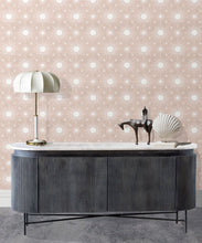 Load image into Gallery viewer, Sun Light Star Bright Wallpaper • Dusty Pink • Insitu