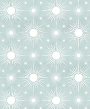 Load image into Gallery viewer, Sun Light Star Bright Wallpaper • Sea Spray • Swatch