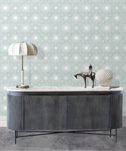 Load image into Gallery viewer, Sun Light Star Bright Wallpaper • Sea Spray • Insitu