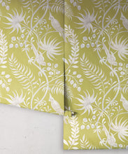 Load image into Gallery viewer, Tropicana Wallpaper • Chartreuse • Rolls