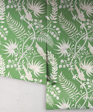 Load image into Gallery viewer, Tropicana Wallpaper • Fern Green • Rolls