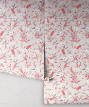 Load image into Gallery viewer, Bottlebrush Wallpaper • Grandmillenial Wallpaper • Brush Bone • Rolls