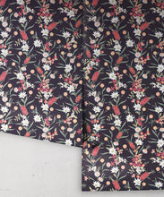 Load image into Gallery viewer, Bottlebrush Wallpaper • Grandmillenial Wallpaper • Charcoal • Rolls