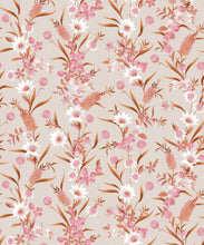 Load image into Gallery viewer, Bottlebrush Wallpaper • Grandmillenial Wallpaper • Pink Neutral • Swatch