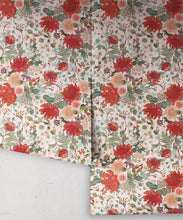Load image into Gallery viewer, Bouquet Wallpaper • Eloise Short • Vintage Floral Wallpaper • Granny Chic Wallpaper • Grandmillennial Style Wallpaper • Alabaster • Rolls