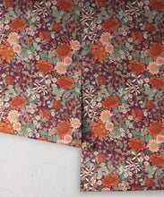 Load image into Gallery viewer, Bouquet Wallpaper • Eloise Short • Vintage Floral Wallpaper • Granny Chic Wallpaper • Grandmillennial Style Wallpaper • Mulberry • Rolls