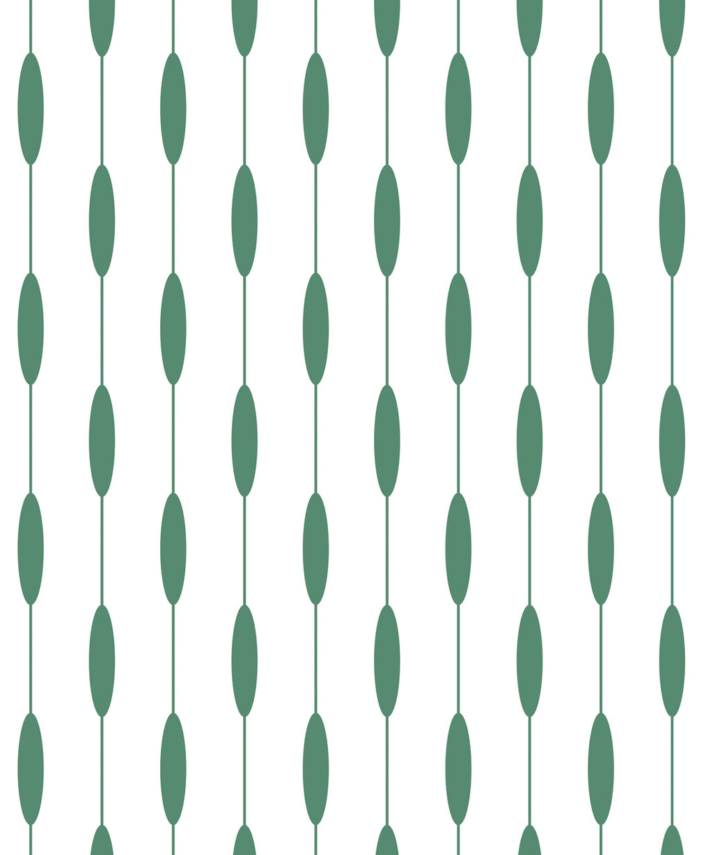 Bowline Wallpaper • Geometric Wallpaper • Striped Wallpaper • Green Wallpaper • Swatch