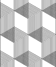 Load image into Gallery viewer, Origami Wallpaper Black