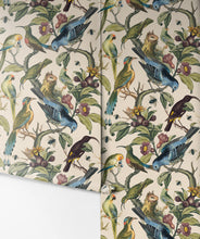 Load image into Gallery viewer, Ornithology is a bird and branch wallpaper