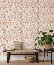 Load image into Gallery viewer, Forest Floral Wallpaper • Ivory • Insitu
