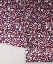 Load image into Gallery viewer, Forest Floral Wallpaper • Mulberry • Rolls