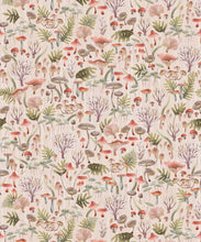 Load image into Gallery viewer, Fungi Wallpaper • Eloise Short • Vintage Floral Wallpaper • Granny Chic Wallpaper • Grandmillennial Style Wallpaper • Latte • Swatch