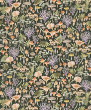 Load image into Gallery viewer, Fungi Wallpaper • Eloise Short • Vintage Floral Wallpaper • Granny Chic Wallpaper • Grandmillennial Style Wallpaper • Olive • Swatch