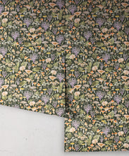 Load image into Gallery viewer, Fungi Wallpaper • Eloise Short • Vintage Floral Wallpaper • Granny Chic Wallpaper • Grandmillennial Style Wallpaper • Olive • Rolls
