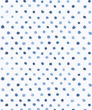 Load image into Gallery viewer, Dibba Dots Wallpaper • Blue Spotted Wallpaper • Milton &amp; King USA