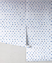 Load image into Gallery viewer, Dibba Dots • Georgia MacMillan • Blue Spotty Wallpaper • Milton &amp; King USA