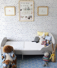 Load image into Gallery viewer, Dibba Dots • Georgia MacMillan • Blue Dotty Wallpaper • Milton &amp; King USA